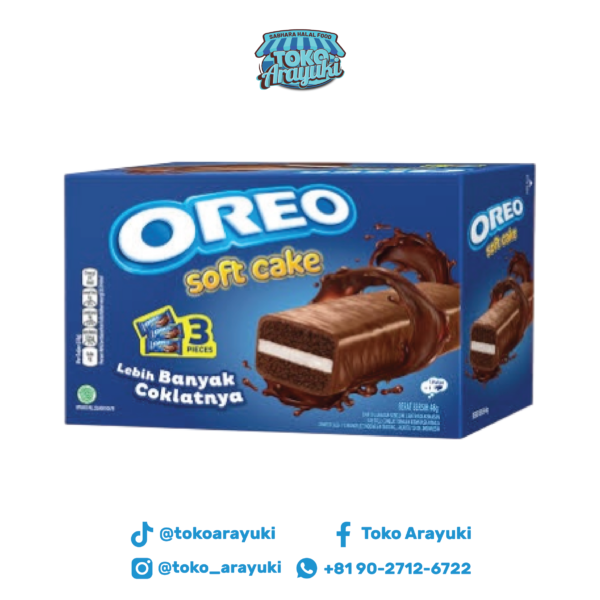 Oreo Biskuit Soft Cake Bolu isi 3 x 16 g