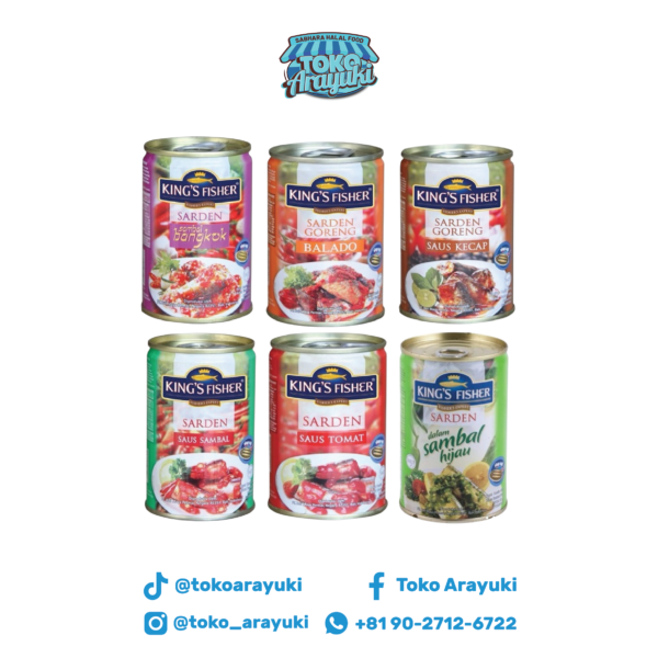 Kings Fisher Sarden Sambal Hijau 155 gr - Image 2