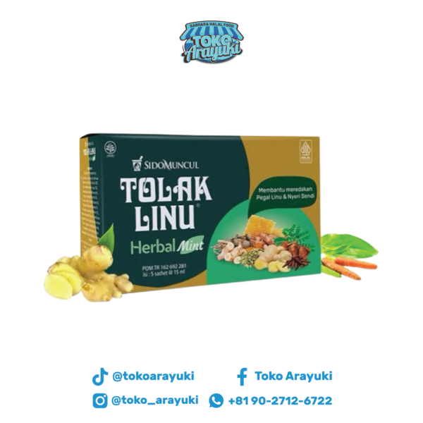 Tolak Linu Mint Cair 1 box