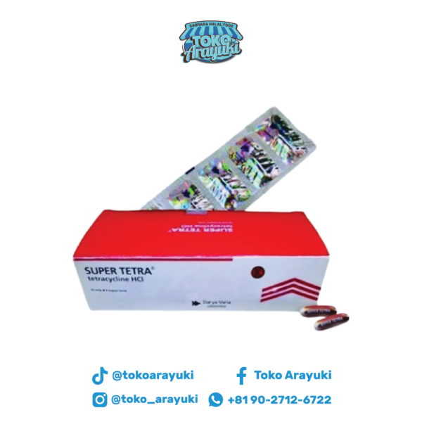 Super Tetra / Tetracycline / Infeksi Bakteri / Antibiotik (6 Kapsul)