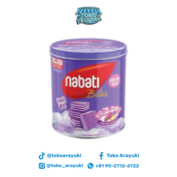 Nabati Wafer Korean Goguma Kaleng 287 g