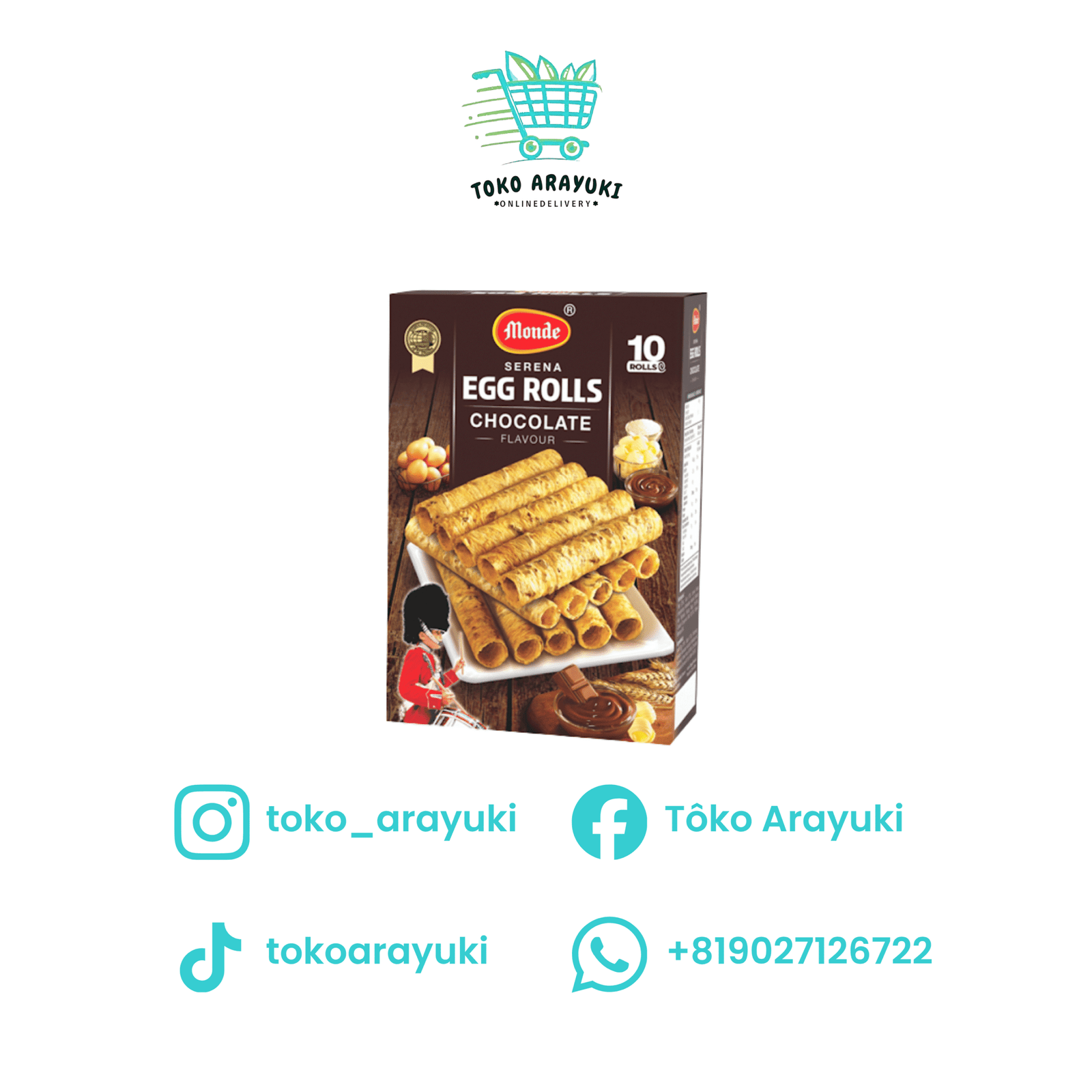 Monde Egg Rolls Chocolate