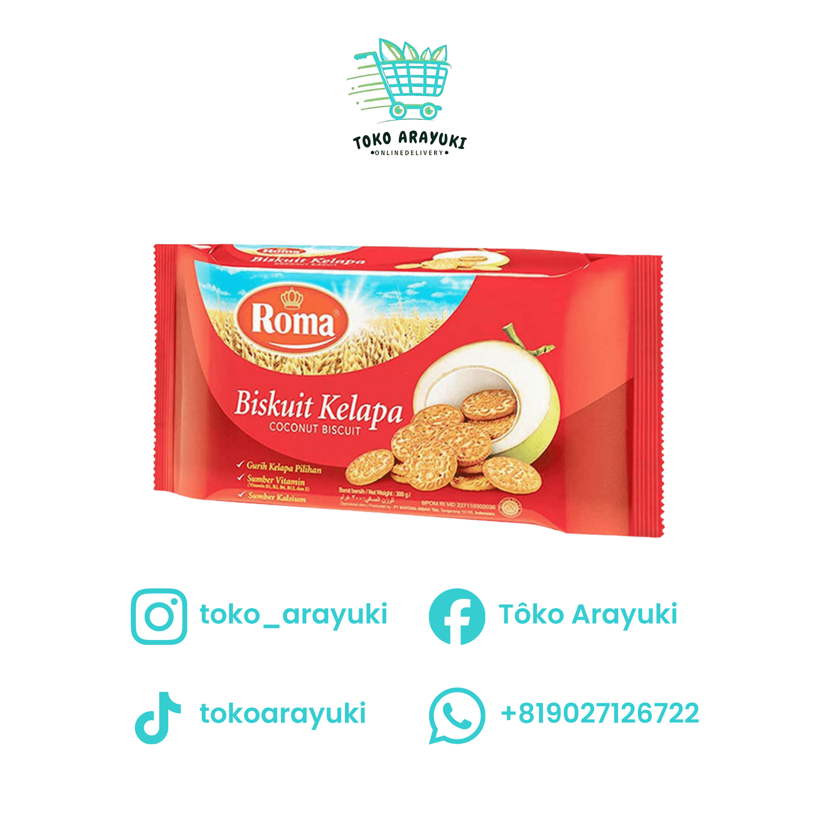 Roma Biskuit Kelapa