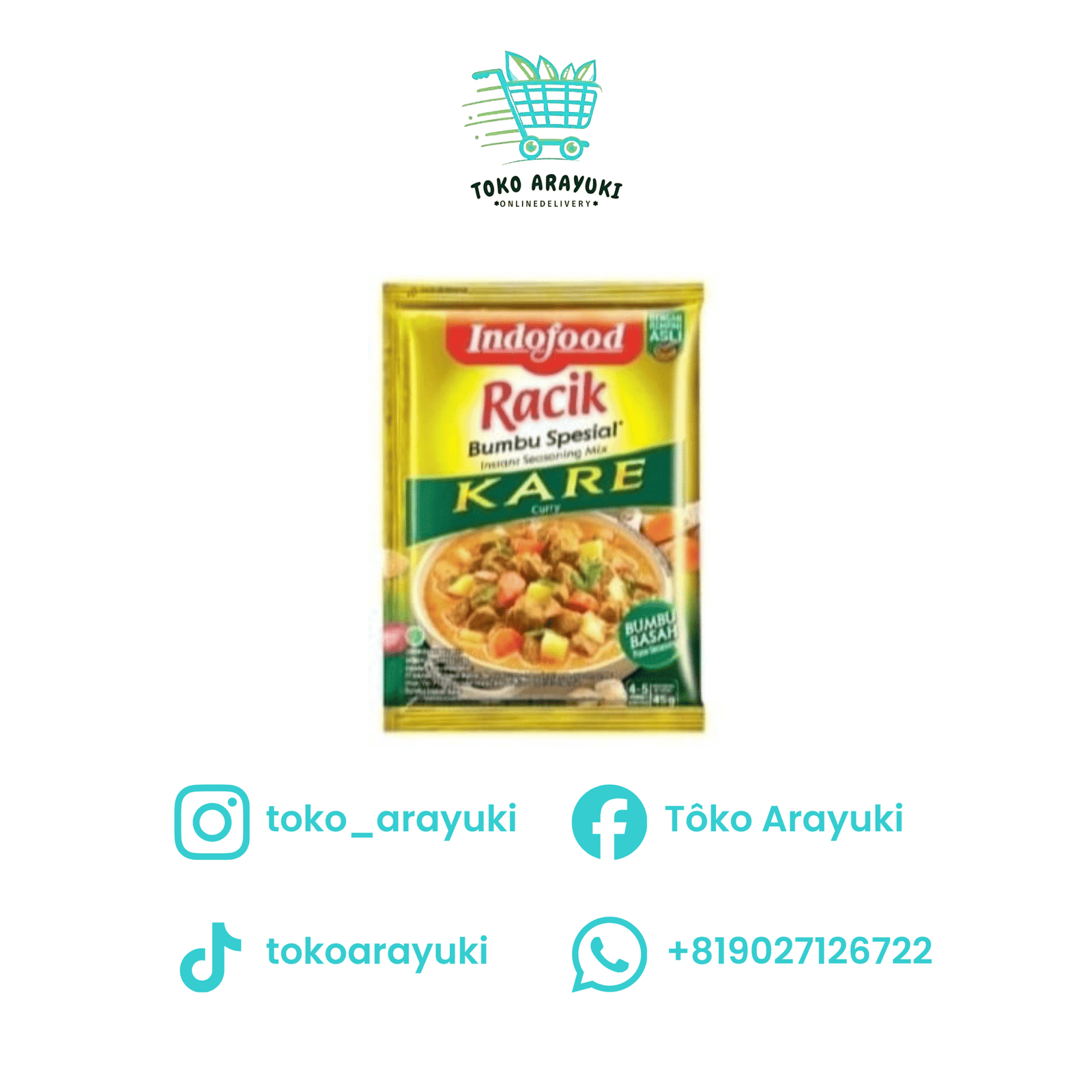 Bumbu Racik Indofood Kare 45gr