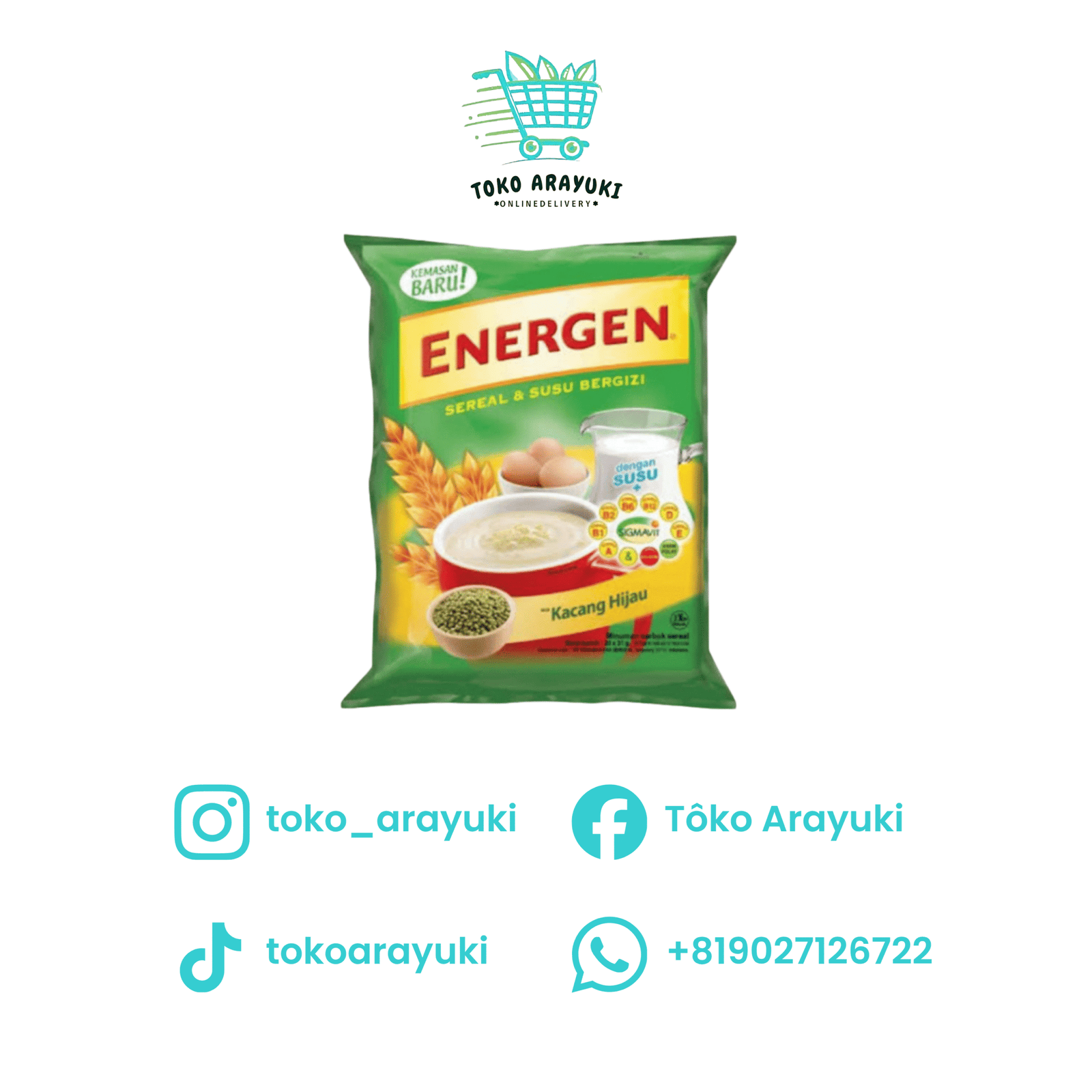 Energen Kacang Hijau 1 Renteng