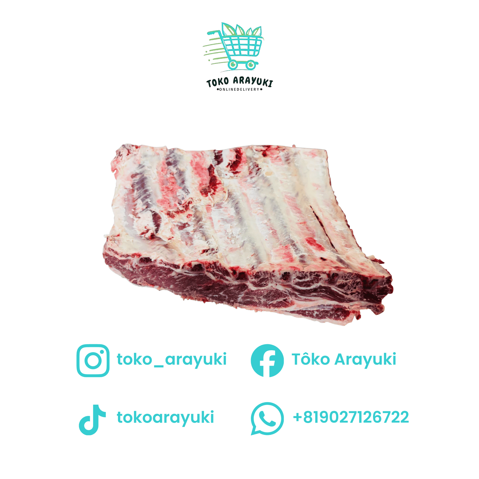 beef bara with bone (iga) 1 Kg