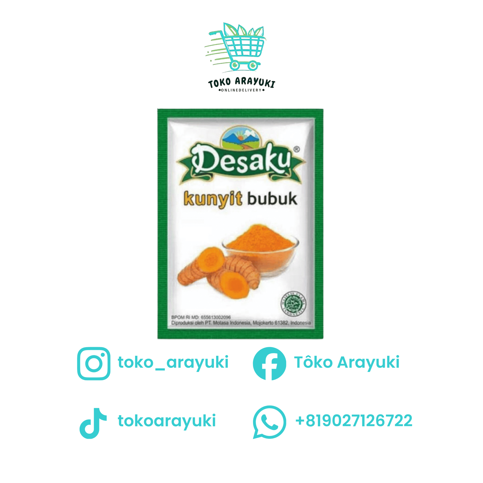 Kunyit Bubuk Desaku 1 Renteng